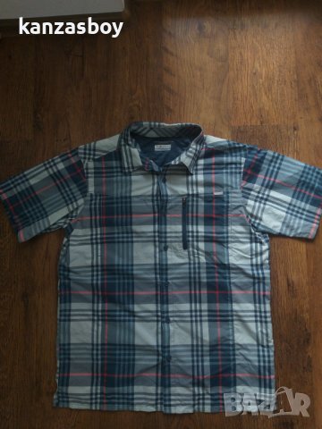 Columbia Silver Ridge Plaid Short Sleeve Shirt - страхотна мъжка риза, снимка 5 - Ризи - 37146994