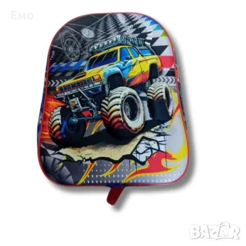 Ученическа раница с 3D принт и LED светлини, снимка 13 - Раници - 48549506