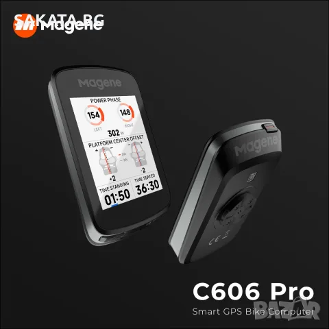 Велокомпютър с GPS и навигация Magene C606 PRO, снимка 2 - Аксесоари за велосипеди - 55894234