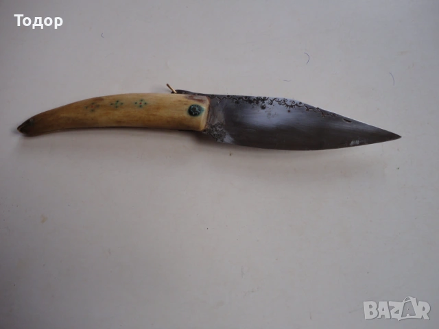 Огромна брутална сойка нож рог 10, снимка 4 - Ножове - 54086250