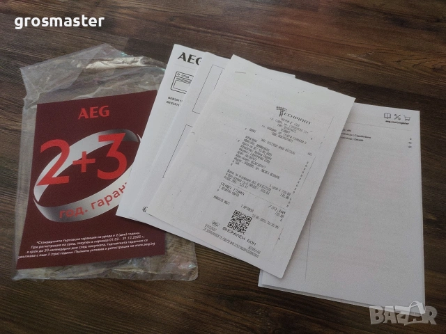 ФУРНА ЗА ВГРАЖДАНЕ AEG BEB351111B , снимка 4 - Печки, фурни - 54315290