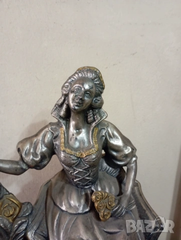 Винтидж каминен часовник, снимка 2 - Антикварни и старинни предмети - 54014338