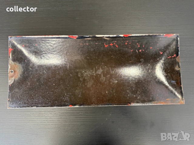 Стара емайлирана табела. №8062, снимка 4 - Антикварни и старинни предмети - 54051412