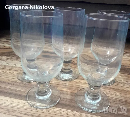 Стъклени чаши за вода и алкохол , снимка 3 - Чаши - 55835422