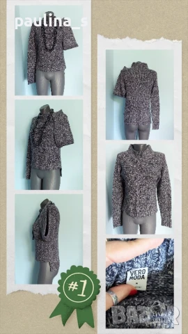 Три различни броя / Дамски пуловер тип туника , снимка 11 - Блузи с дълъг ръкав и пуловери - 51386105