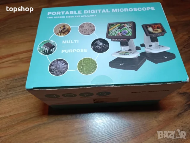 ЗАПЕЧАТАН, НЕОТВАРЯН, буквално нов преносим многофункционален цифров микроскоп YS020 5", снимка 8 - Друга електроника - 50552487