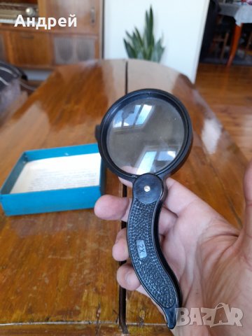 Стара лупа ОЗ Оптикоелектрон, снимка 5 - Антикварни и старинни предмети - 38014692