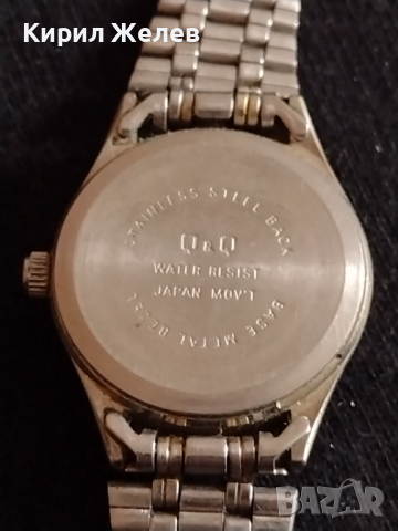 Марков дамски часовник Q/Q QUARTZ WATER RESIST много красив стилен дизайн - 26826, снимка 4 - Дамски - 36542419