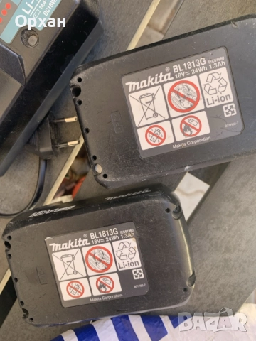 Заглавие: Комплект винтоверт Makita DF457D 18V (зарядно DC18WA + 2 батерии , снимка 5 - Винтоверти - 55993757