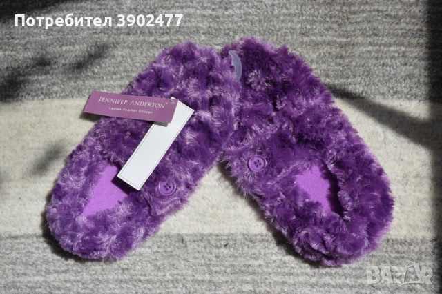 Пухкави меки маркови пантофи за дома, снимка 3 - Пантофи - 54341551