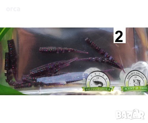 Силикони, червеи за риболов - ларва OSAKO LARVA 4 sm., снимка 2 - Такъми - 38410004