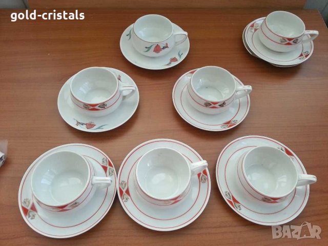 Немски порцелан kahla чаши за кафе , снимка 5 - Антикварни и старинни предмети - 30467542