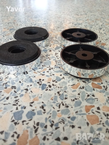 Нови крачета за аудио техника 10 лв за 4бр, Д 50мм , В15мм, снимка 5 - Ресийвъри, усилватели, смесителни пултове - 51616901