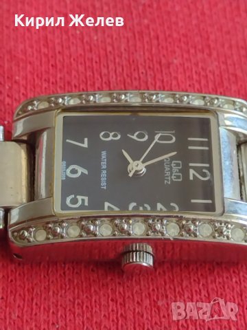 Елегантен модел дамски часовник  Q/Q QUARTZ WATER REZIST много красив стилен 18212, снимка 5 - Дамски - 37455842