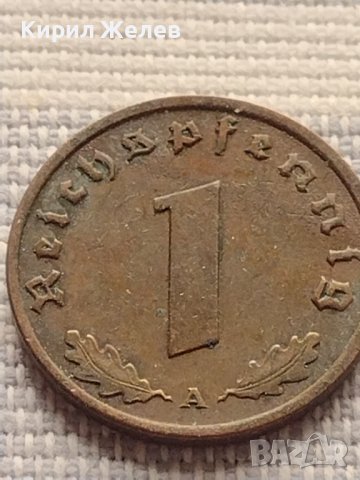 Монета 1 райхсфенинг 1939г. Германия Трети Райх с СХВАСТИКА за КОЛЕКЦИЯ 33019