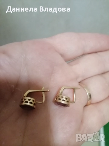 Руски златни обици, снимка 8 - Обеци - 52619736