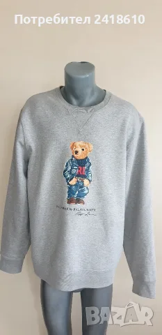POLO Ralph Lauren Long Sleeves Bear Mens Size XL ОРИГИНАЛ! Мъжки Суичър - Блуза!