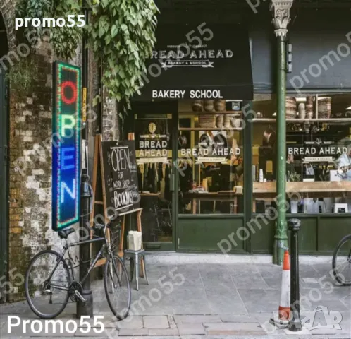 Програмируемо Рекламно Светещо Лед Табло Многоцветно RGB, WIFI 100х20см., снимка 12 - Рекламни табели - 47757716