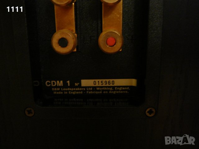 B&W CDM 1, снимка 7 - Тонколони - 35335208