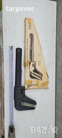 старинен тръбопроводен ключ ВиК с меки челюсти