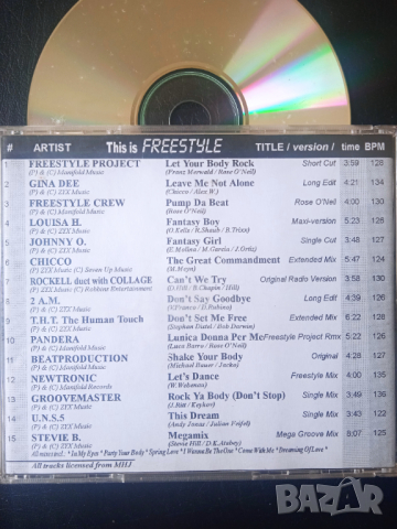 This is FREESTYLE - DANCE аудио диск музика 