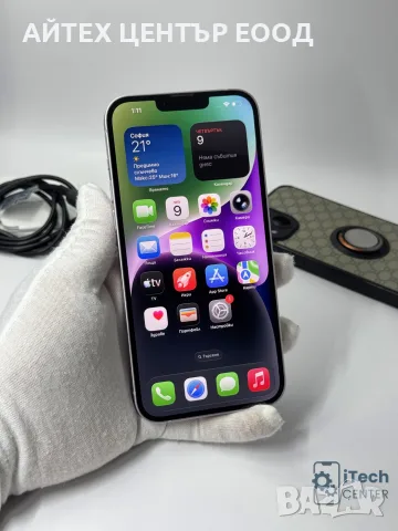 iPhone 14 Plus, 128GB, Purple, 100% батерия, КАТО НОВ, ГАРАНЦИЯ!, снимка 2 - Apple iPhone - 56223637