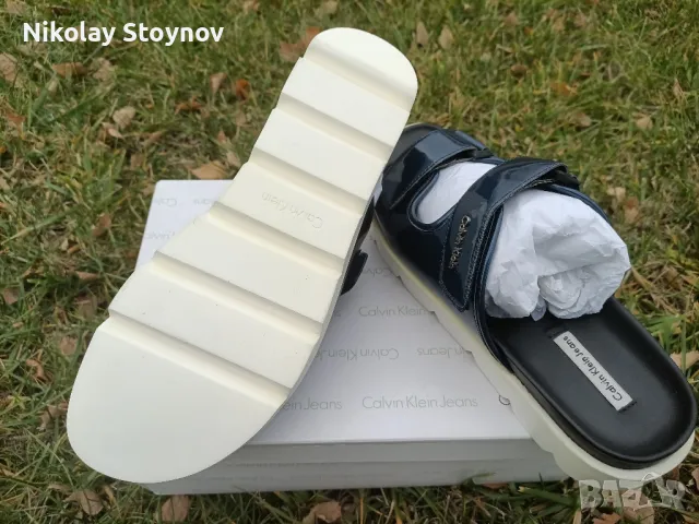 Нови 100% оригинални Calvin Klein Келвин Клайн

, снимка 3 - Чехли - 48343010
