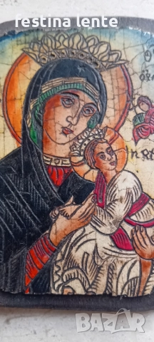 Дървена икона, снимка 2 - Икони - 51595824