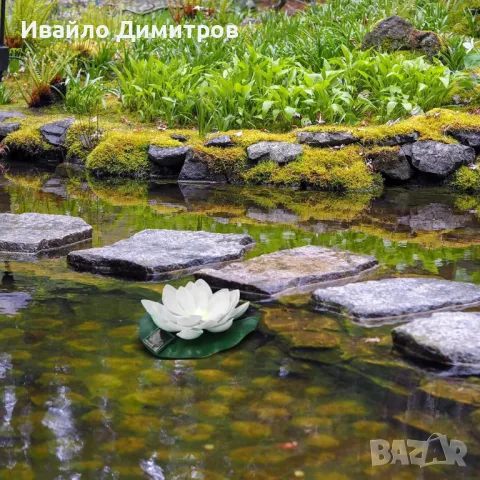 LED соларна лампа Lightex LOTUS, IP44, бяла, снимка 2 - Соларни лампи - 50034062