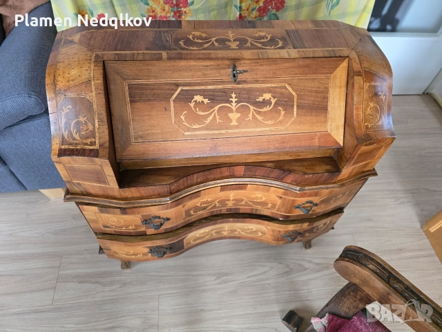 Бюро Секретар, снимка 8 - Антикварни и старинни предмети - 52572311