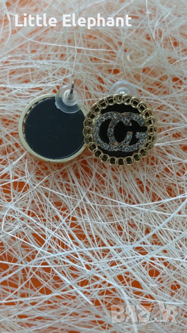 Сребърни обеци,бранд,Gold/нови, снимка 1