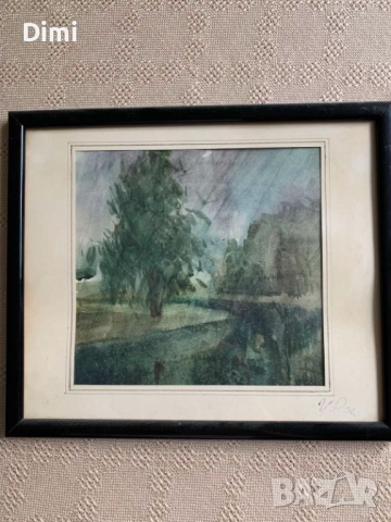 ИВАН РЯБОВ акварел пейзаж