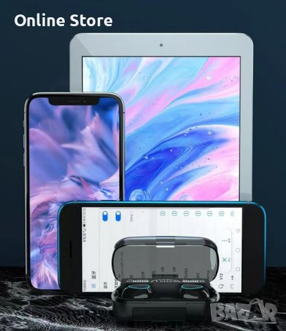 Безжични bluetooth слушалки с LED цифров дисплей, снимка 12 - Bluetooth слушалки - 42897970