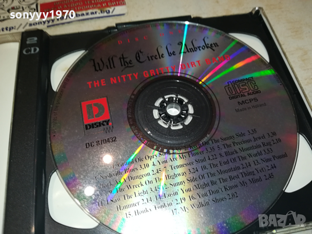 WILL THE CIRCLE BE UNBROKEN X2 CD MADE IN HOLLAND 0803241710, снимка 2 - CD дискове - 44671505