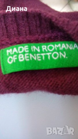 Дамски пуловер-"BENETTON", снимка 2 - Блузи с дълъг ръкав и пуловери - 31587719