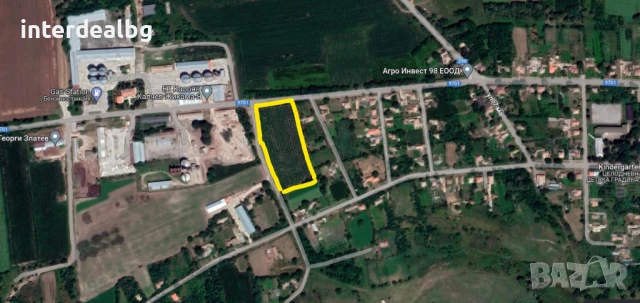 Парцел с ПУП и Виза за Фотоволтаична Централа в с. Преселенци!