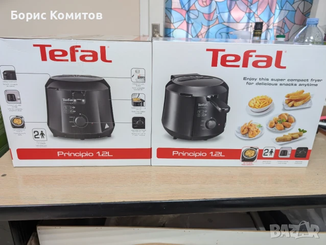 Фритюрник Tefal Minicompact FF230831 Principio, 1000W, 1.2 л