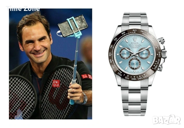 Rolex Cosmograph Daytona 40mm Platinum Ice Blue Dial Ceramic Automatic Различни Варианти, снимка 12 - Мъжки - 54042743