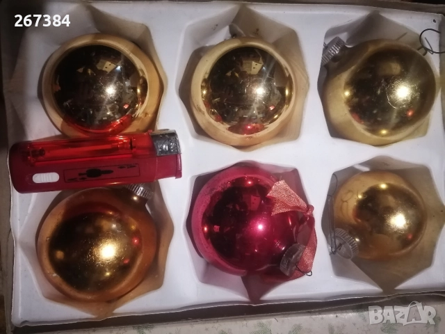 Стъклени играчки за елха, снимка 3 - Други ценни предмети - 52475876