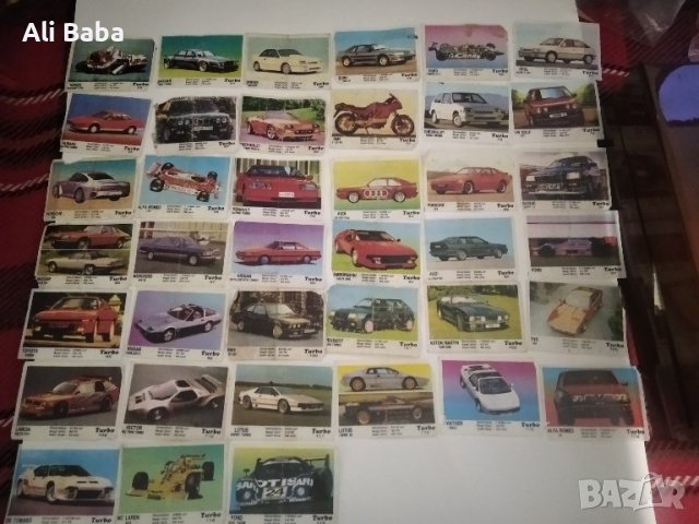 Картинки от дъвки Турбо серия от 51 до 120 номер