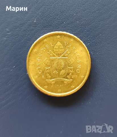 🪙 Колекционерски монети от Ватикана – 50 евро цента  , снимка 3 - Нумизматика и бонистика - 24782139