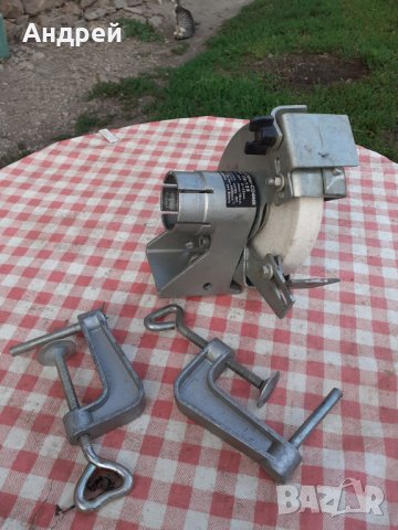 Стара приставка за настолен шмиргел ПА-125, снимка 4 - Други ценни предмети - 29798907