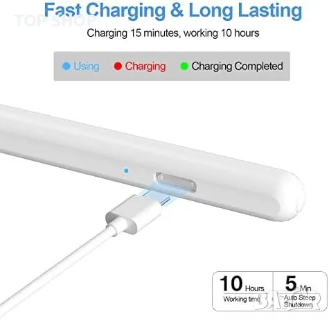 Нова писалка стилус за таблет iPad прецизен връх Писане/рисуване Айпад, снимка 3 - Друга електроника - 49919354