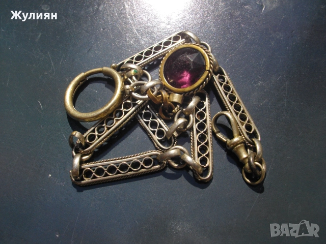 СТАР КЮСТЕК ЗА ДЖОБЕН ЧАСОВНИК , снимка 5 - Антикварни и старинни предмети - 51451795