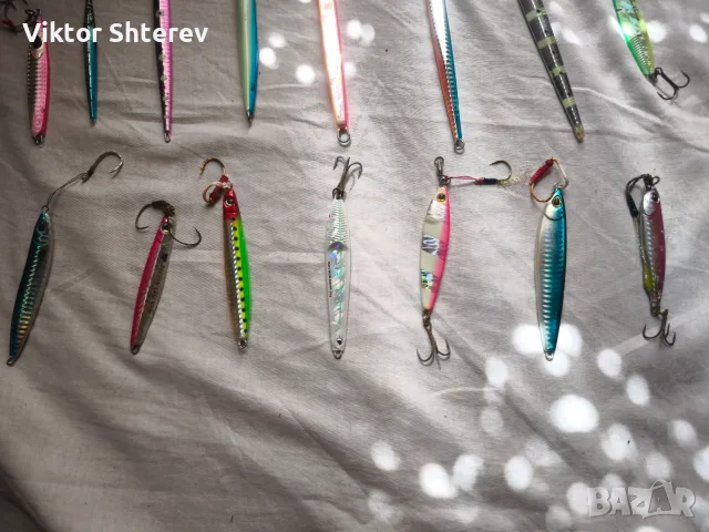 Комплект 15 бр. метални джигове – Savage Gear, Gonane, Slick Jig, снимка 3 - Такъми - 55959776