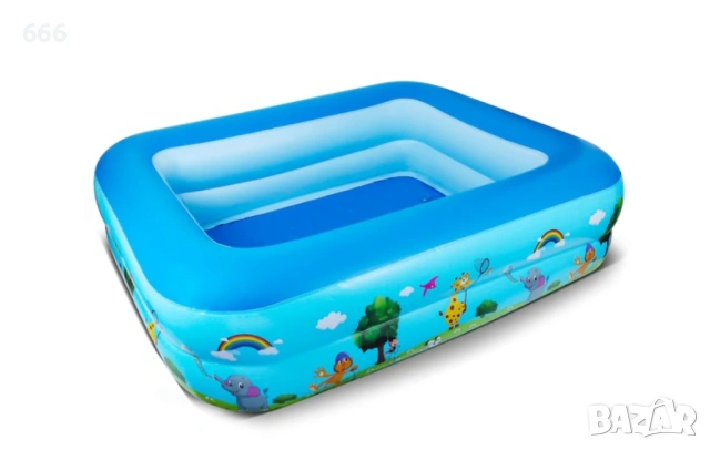 Надуваем басейн за деца, 100 X 80 X 30 см