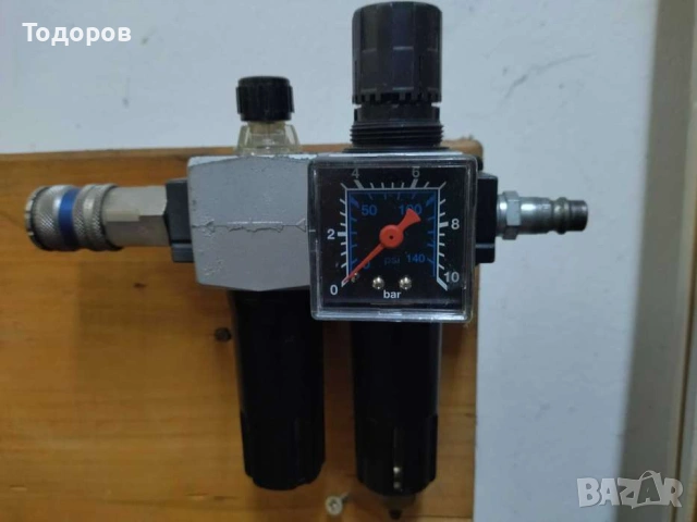 Пневматичен такер JOSEF KIHLBERG AB model 20 и филтърна група, снимка 6 - Други машини и части - 54009887