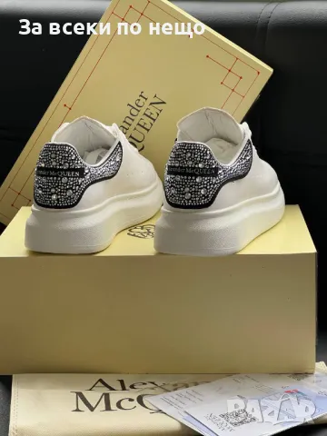 Alexander McQueen Дамски Маратонки С Кристали👟Дамски Спортни Обувки С Камъни - 6 цвята Код D1856, снимка 3 - Маратонки - 49149939