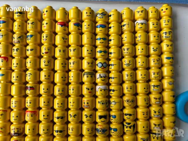 Lego Minifigures глави на фигурки, снимка 3 - Конструктори - 55835295
