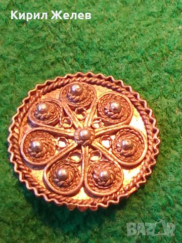 СТАРИННО ФИЛИГРАННО СРЕБРО БИЖУ АПЛИКАЦИЯ ВЪЗРОЖДЕНСКО РЪЧНА ЮВЕЛИРНА ИЗРАБОТКА 3598, снимка 2 - Антикварни и старинни предмети - 30396581